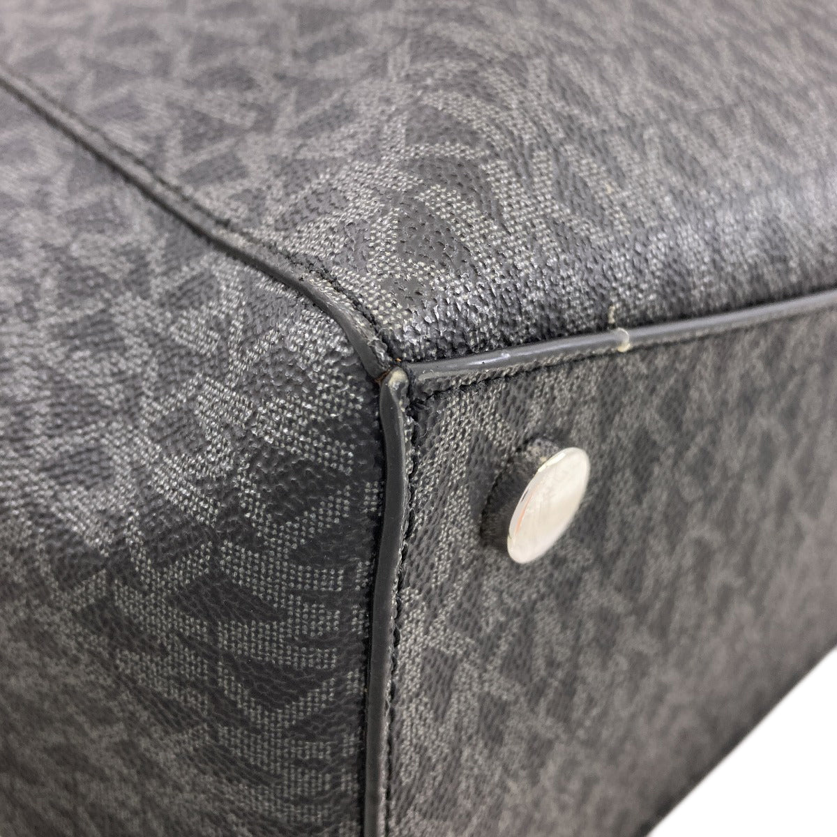 Michael Kors マイケルコース MKシグネチャー トートバッグ PVC レディース 中古