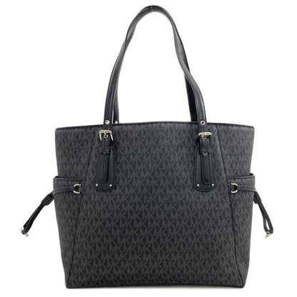 Michael Kors マイケルコース MKシグネチャー トートバッグ PVC レディース 中古