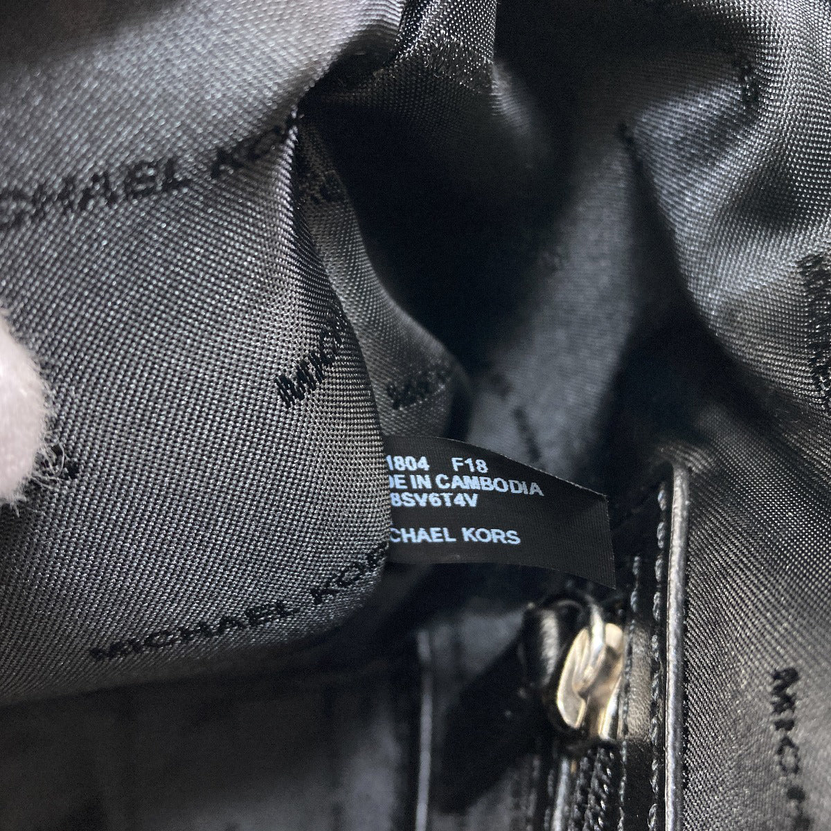 Michael Kors マイケルコース MKシグネチャー トートバッグ PVC レディース 中古