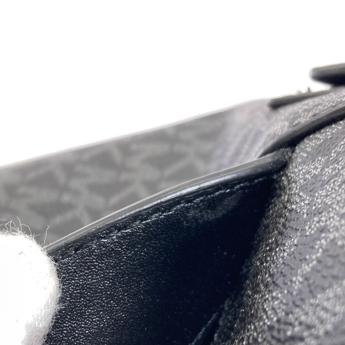 Michael Kors マイケルコース MKシグネチャー トートバッグ PVC レディース 中古