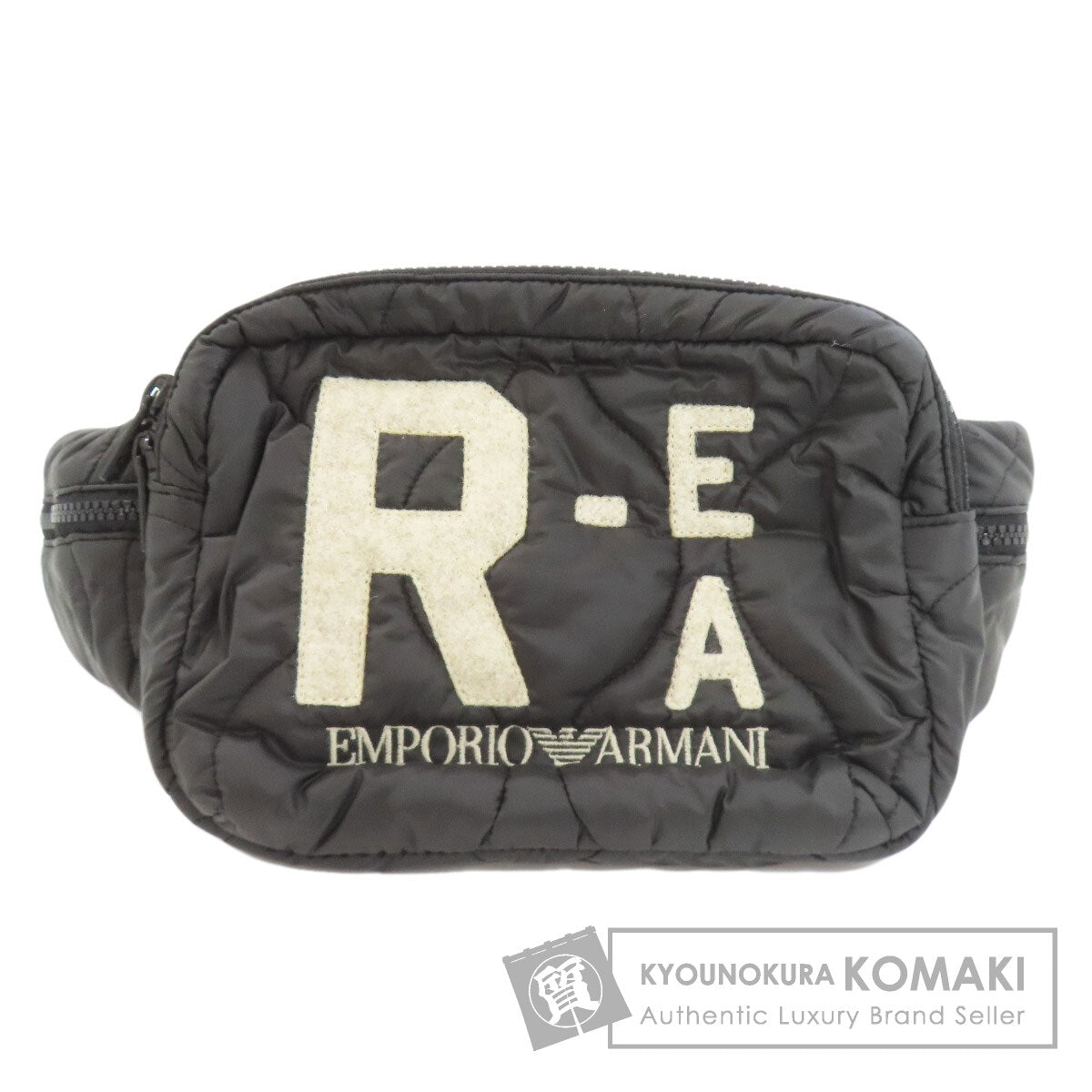 Emporio Armani エンポリオ・アルマーニ ロゴ ボディバッグ ナイロン メンズ 中古