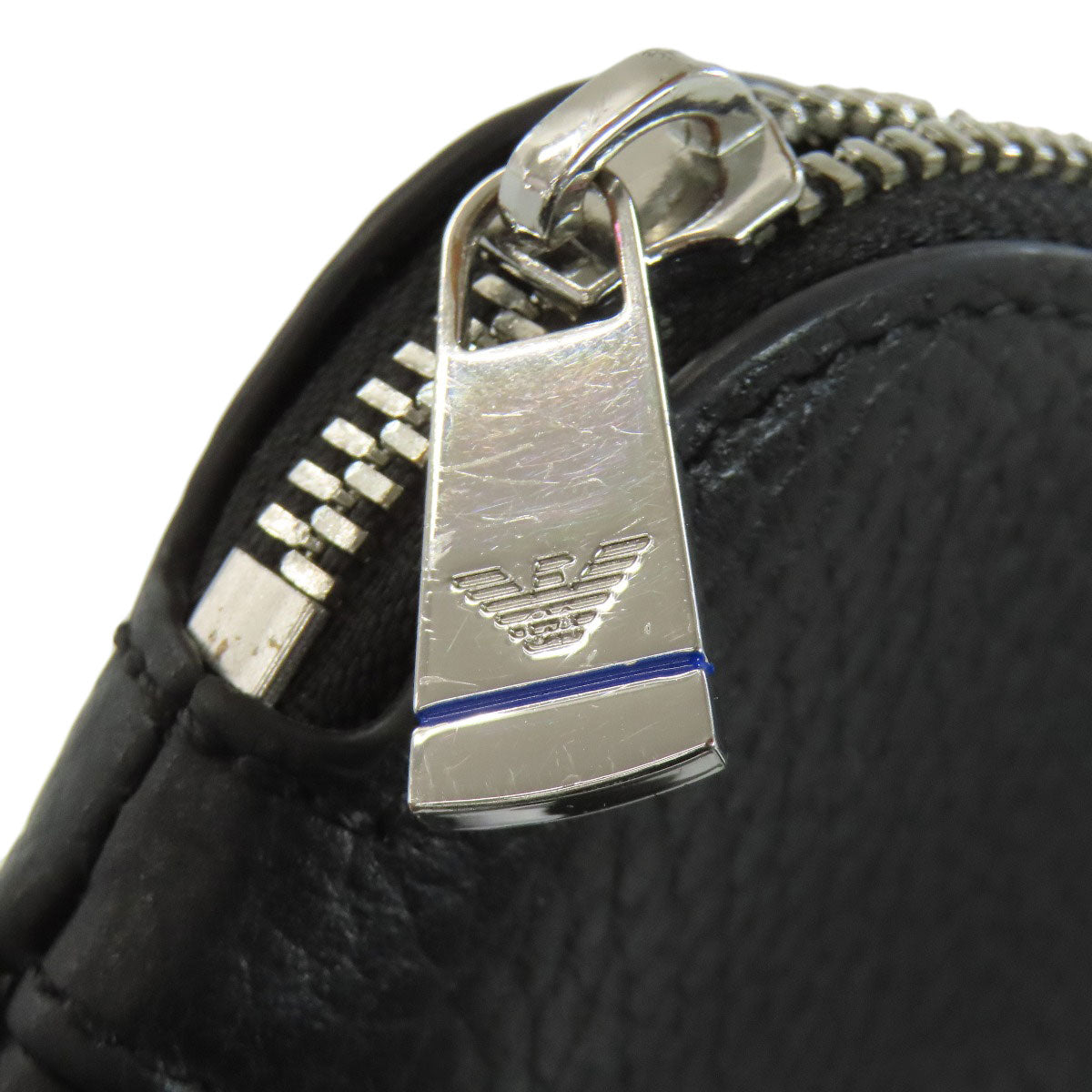 Emporio Armani エンポリオ・アルマーニ ロゴ ショルダーバッグ レザー メンズ 中古