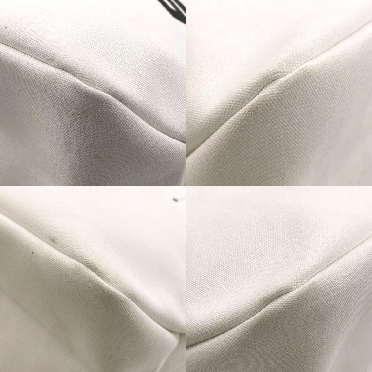 PRADA プラダ ロゴ トートバッグ キャンバス レディース 中古