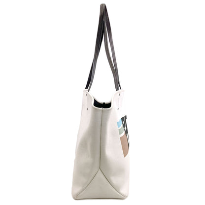 PRADA プラダ ロゴ トートバッグ キャンバス レディース 中古