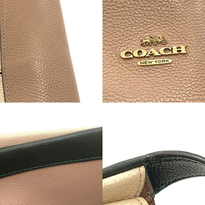 COACH コーチ 76088 ハドリー ホーボー カラーブロック トートバッグ レザー レディース 中古