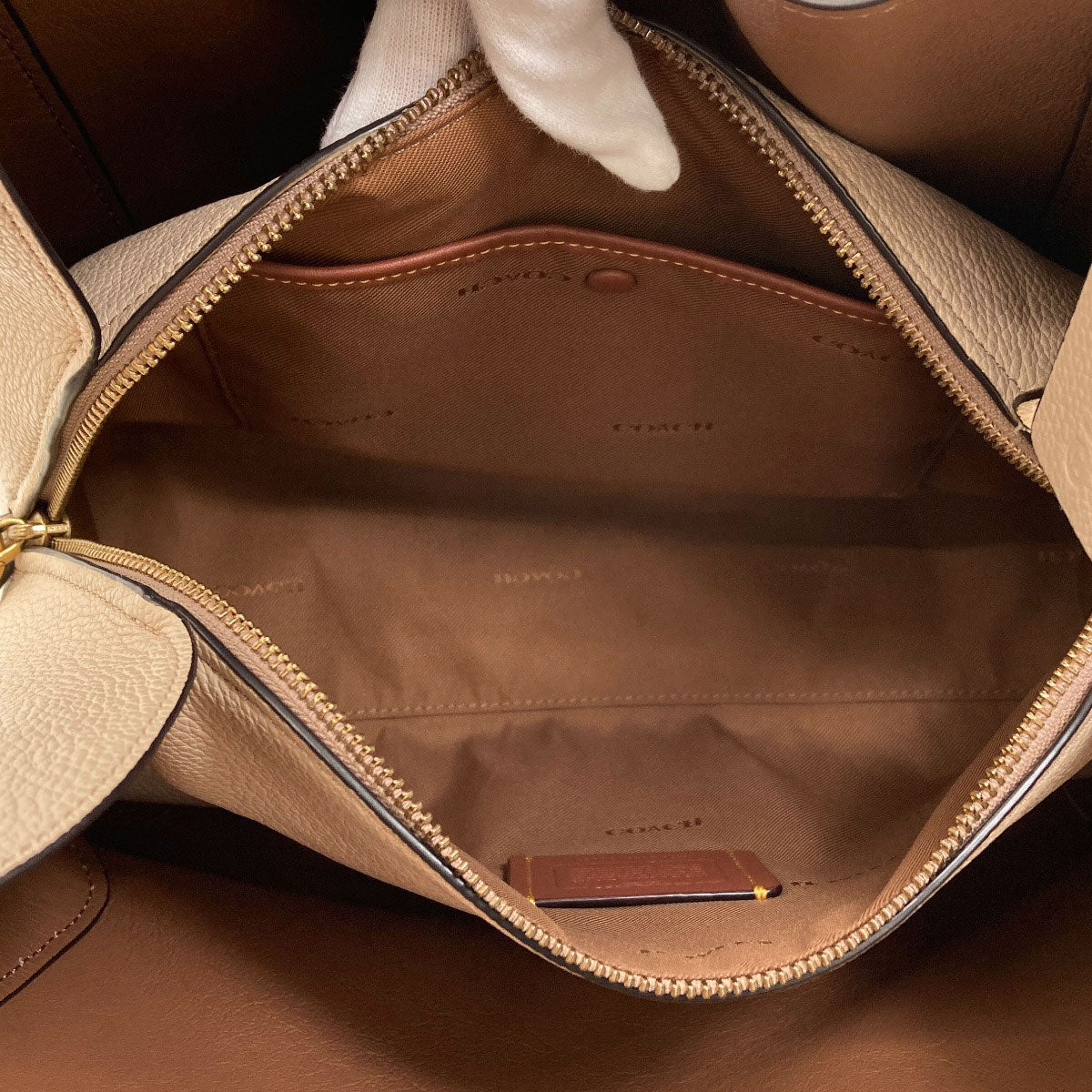 COACH コーチ 76088 ハドリー ホーボー カラーブロック トートバッグ レザー レディース 中古