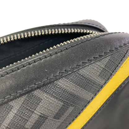 FENDI フェンディ ダイアゴナル カメラケース ショルダーバッグ レザー レディース 中古