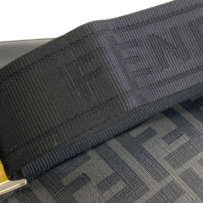 FENDI フェンディ ダイアゴナル カメラケース ショルダーバッグ レザー レディース 中古