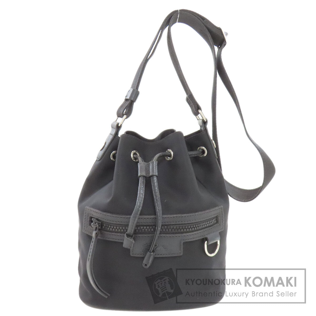 ロンシャン ロゴ ショルダーバッグ 中古 商品画像1