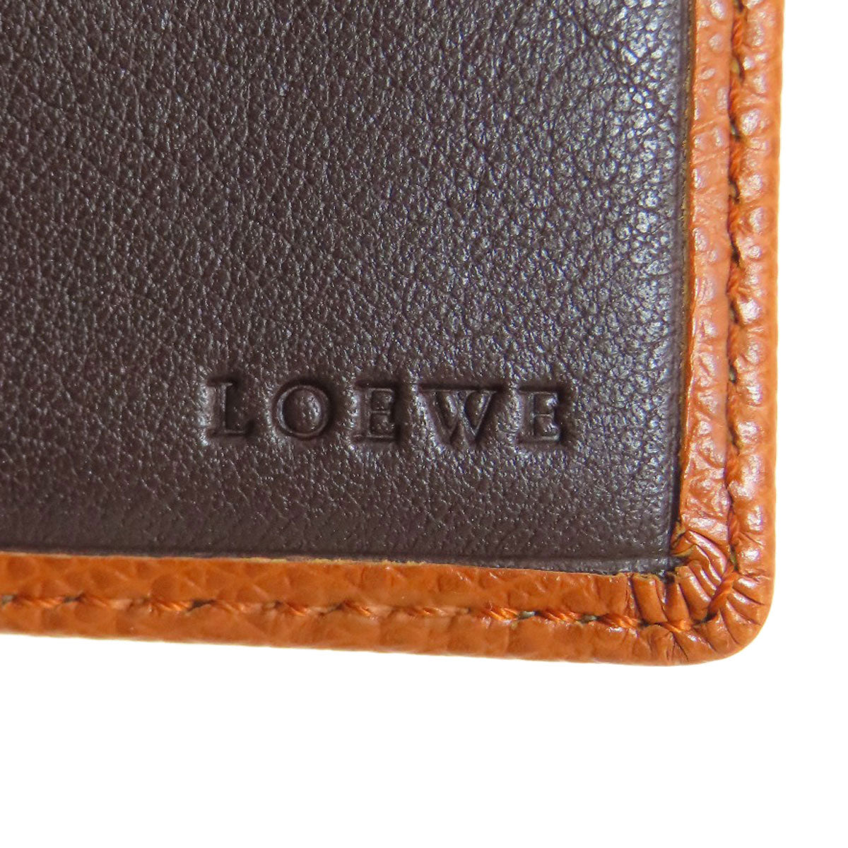 LOEWE ロエベ アナグラム 二つ折り財布（小銭入れあり） レザー レディース 中古