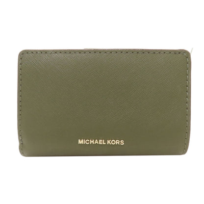 Michael Kors マイケルコース ロゴ 二つ折り財布（小銭入れあり） レザー レディース 中古