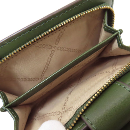 Michael Kors マイケルコース ロゴ 二つ折り財布（小銭入れあり） レザー レディース 中古