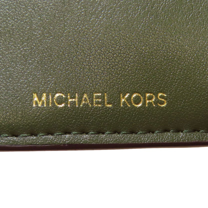 Michael Kors マイケルコース ロゴ 二つ折り財布（小銭入れあり） レザー レディース 中古