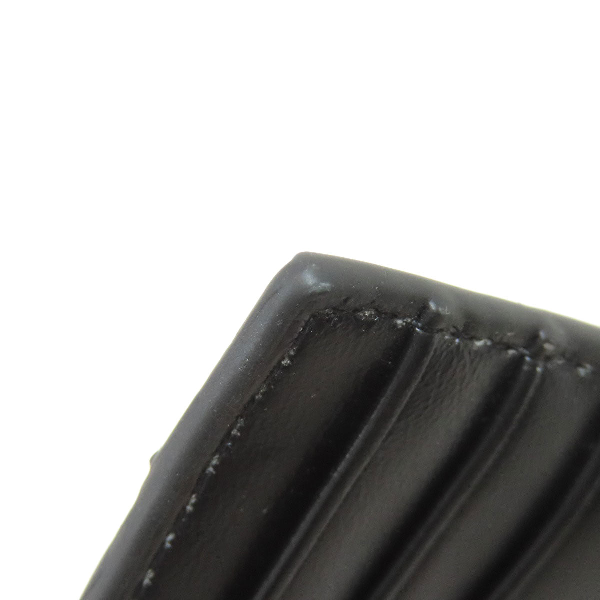 CHARLES＆KEITH チャールズ＆キース 編み込み カードケース レザー レディース 中古
