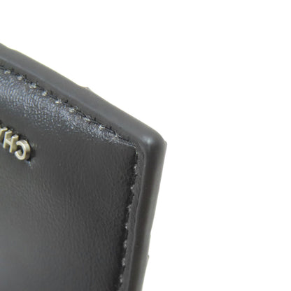 CHARLES＆KEITH チャールズ＆キース 編み込み カードケース レザー レディース 中古