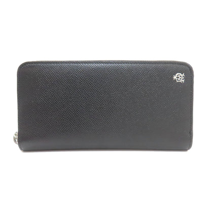 Dunhill ダンヒル ロゴ 長財布（小銭入れあり） レザー レディース 中古