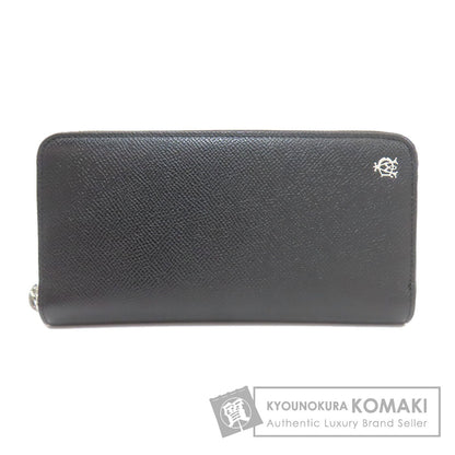 Dunhill ダンヒル ロゴ 長財布（小銭入れあり） レザー レディース 中古