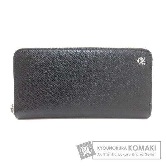 Dunhill ダンヒル ロゴ 長財布（小銭入れあり） レザー レディース 中古