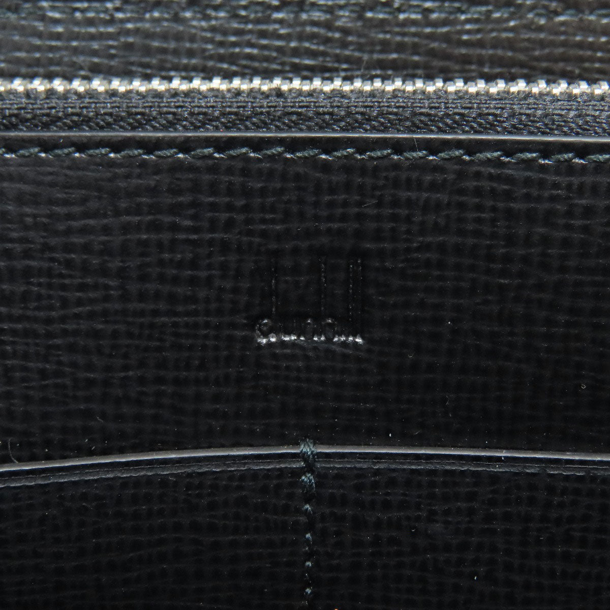 Dunhill ダンヒル ロゴ 長財布（小銭入れあり） レザー レディース 中古