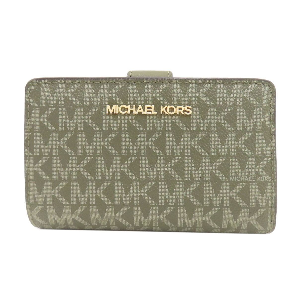 Michael Kors マイケルコース MKシグネチャー 二つ折り財布（小銭入れあり） PVC レディース 中古