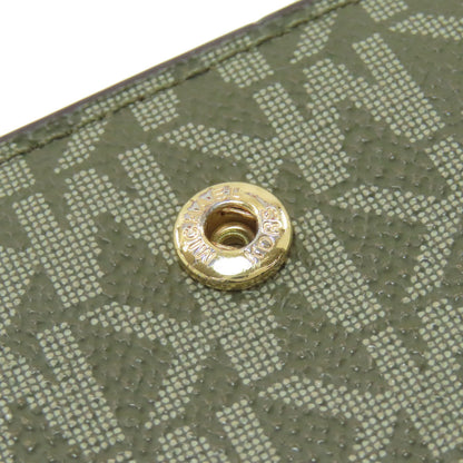 Michael Kors マイケルコース MKシグネチャー 二つ折り財布（小銭入れあり） PVC レディース 中古