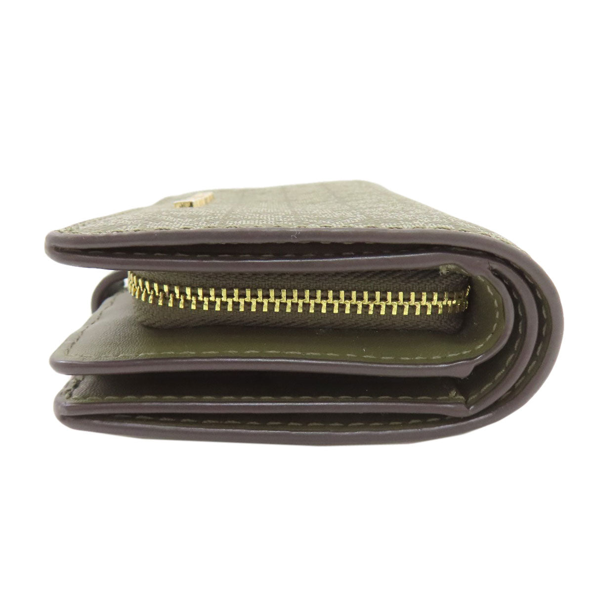 Michael Kors マイケルコース MKシグネチャー 二つ折り財布（小銭入れあり） PVC レディース 中古