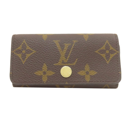 LOUIS VUITTON ルイヴィトン M83265 ミュルティクレ4 キーケース レザー レディース 中古
