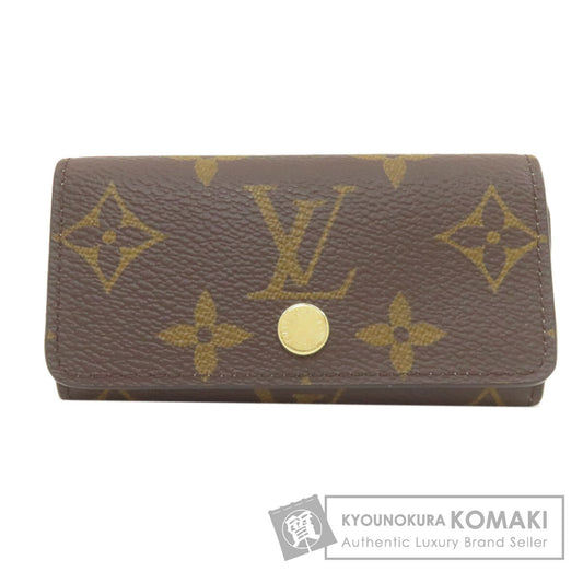 LOUIS VUITTON ルイヴィトン M83265 ミュルティクレ4 キーケース レザー レディース 中古