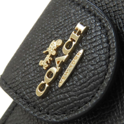 COACH コーチ 6390 ロゴ 二つ折り財布（小銭入れあり） レザー レディース 中古