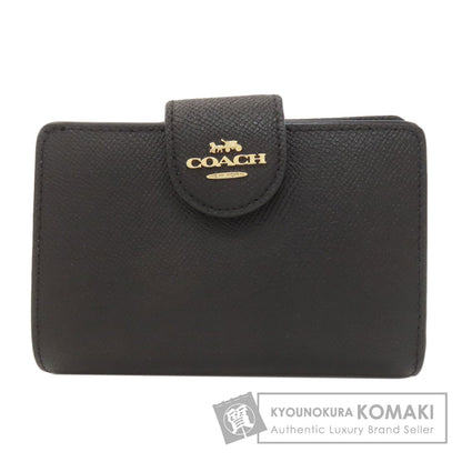 COACH コーチ 6390 ロゴ 二つ折り財布（小銭入れあり） レザー レディース 中古