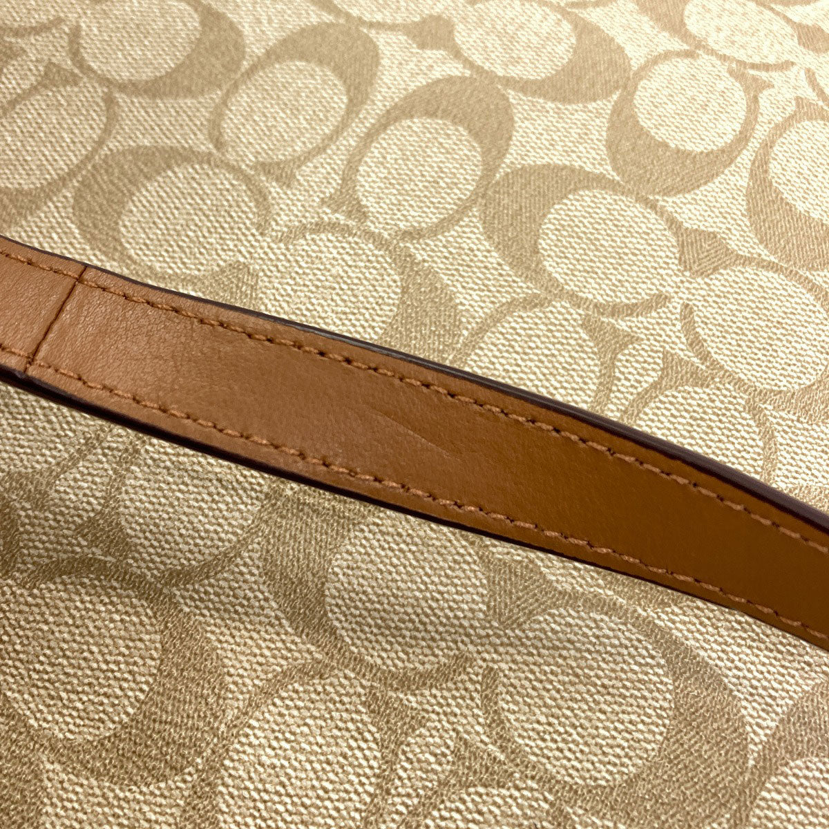 COACH コーチ C1554 シグネチャー ショルダーバッグ PVC レディース 中古