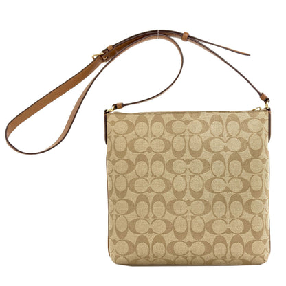 COACH コーチ C1554 シグネチャー ショルダーバッグ PVC レディース 中古