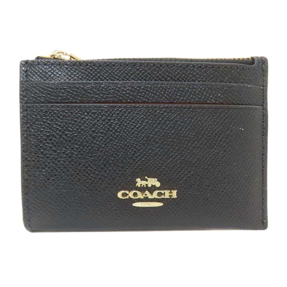 COACH コーチ 88250 キーリング付き コインケース レザー レディース 中古