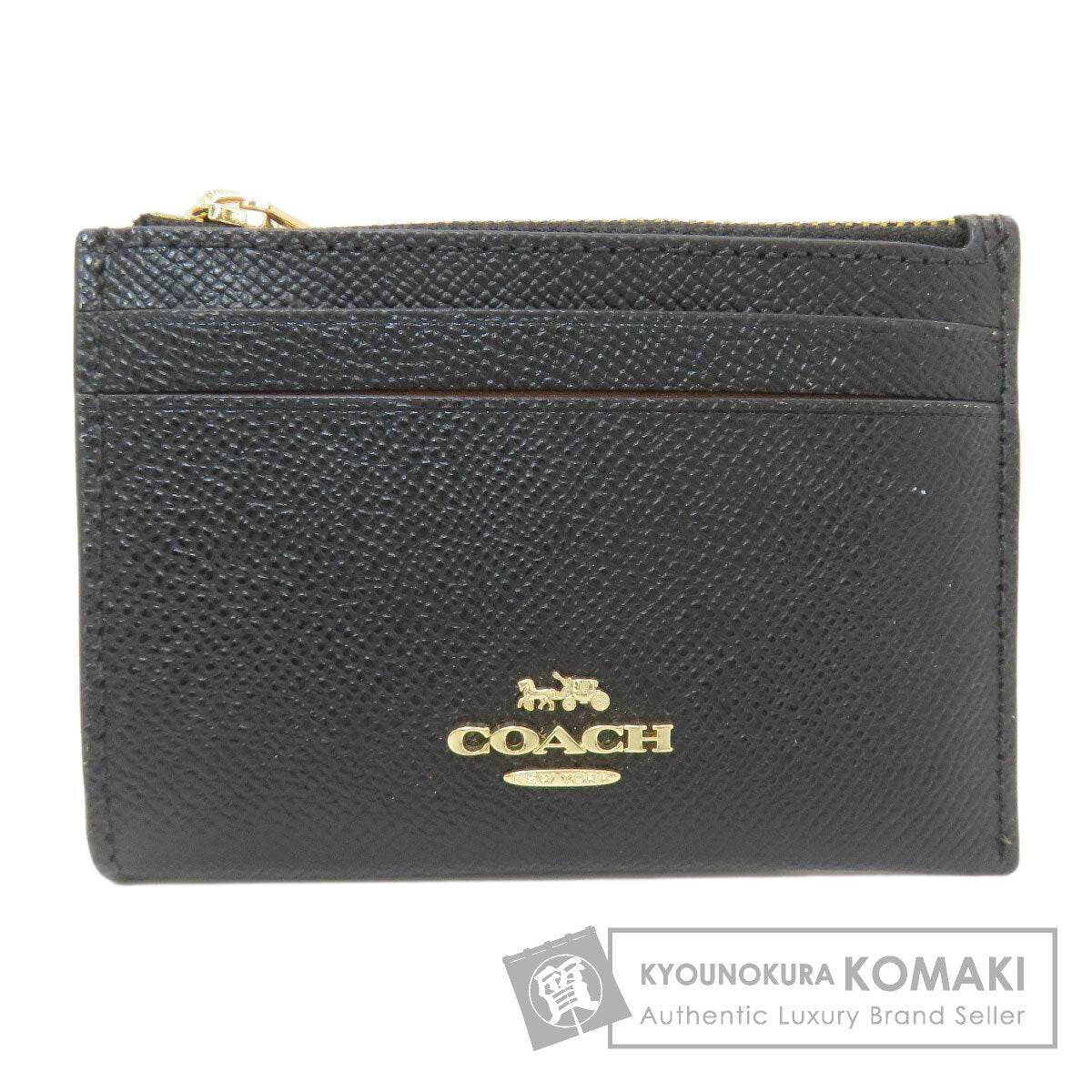 COACH コーチ 88250 キーリング付き コインケース レザー レディース 中古