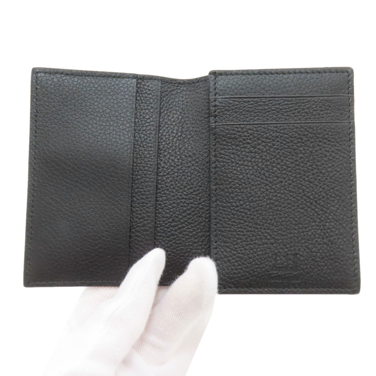 Dunhill ダンヒル ロゴ カードケース レザー メンズ 中古