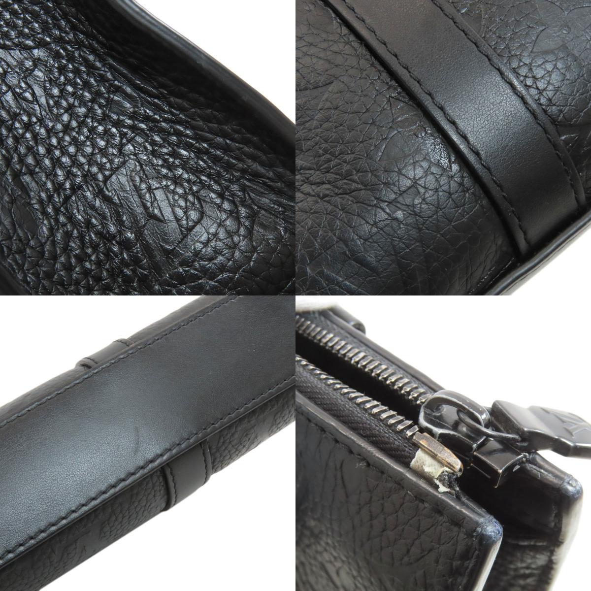 LOUIS VUITTON ルイヴィトン M21884 サックプラクロス ハンドバッグ トリヨンレザー メンズ 中古
