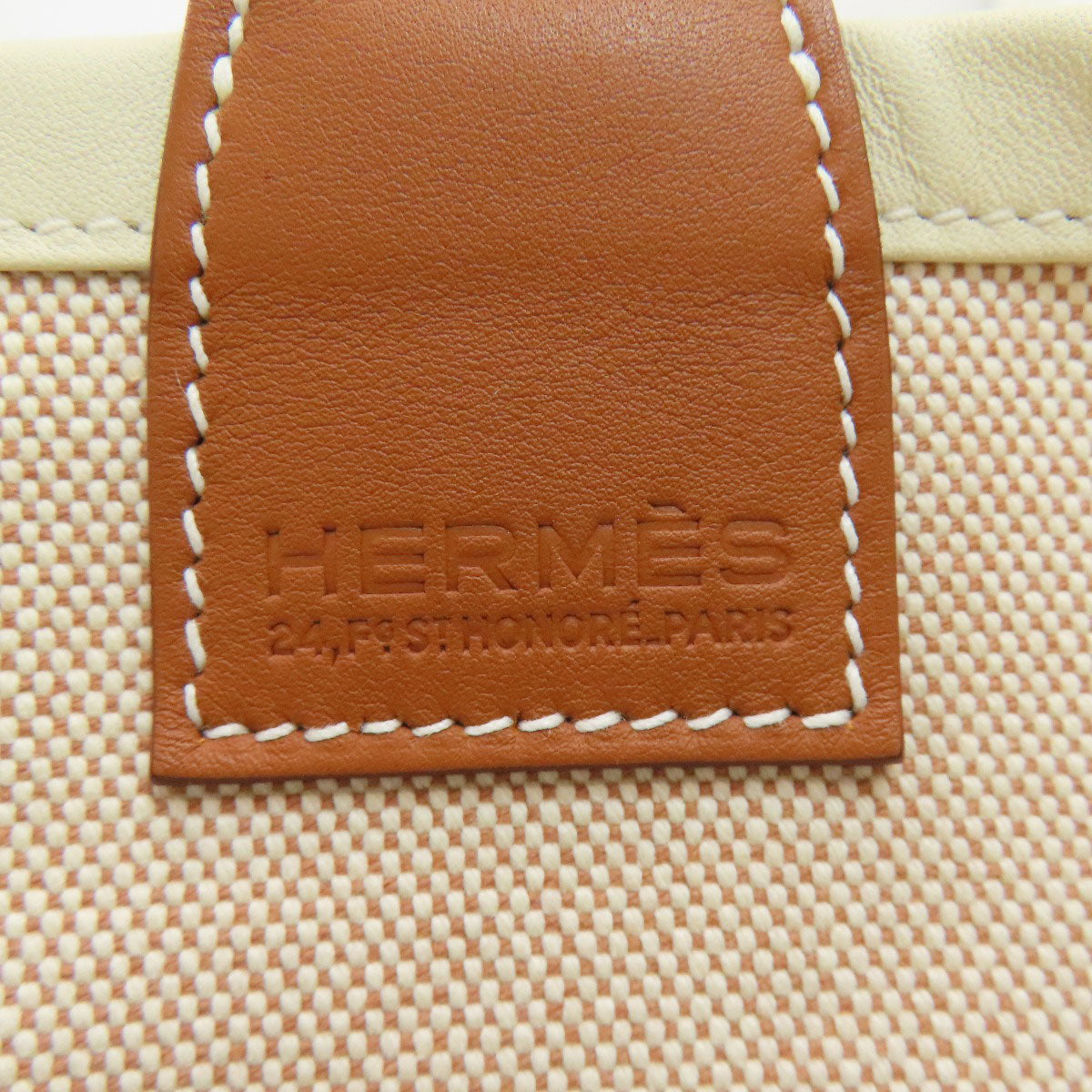 HERMES エルメス スティープ25 ハンドバッグ トワルアッシュ レディース 中古