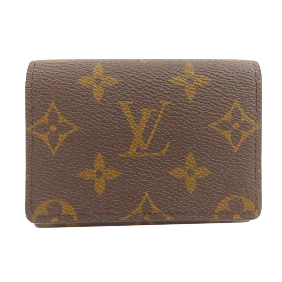 LOUIS VUITTON ルイヴィトン M63801 アンヴェロップ・カルト ドゥ ヴィジット カードケース モノグラムキャンバス レディース 中古