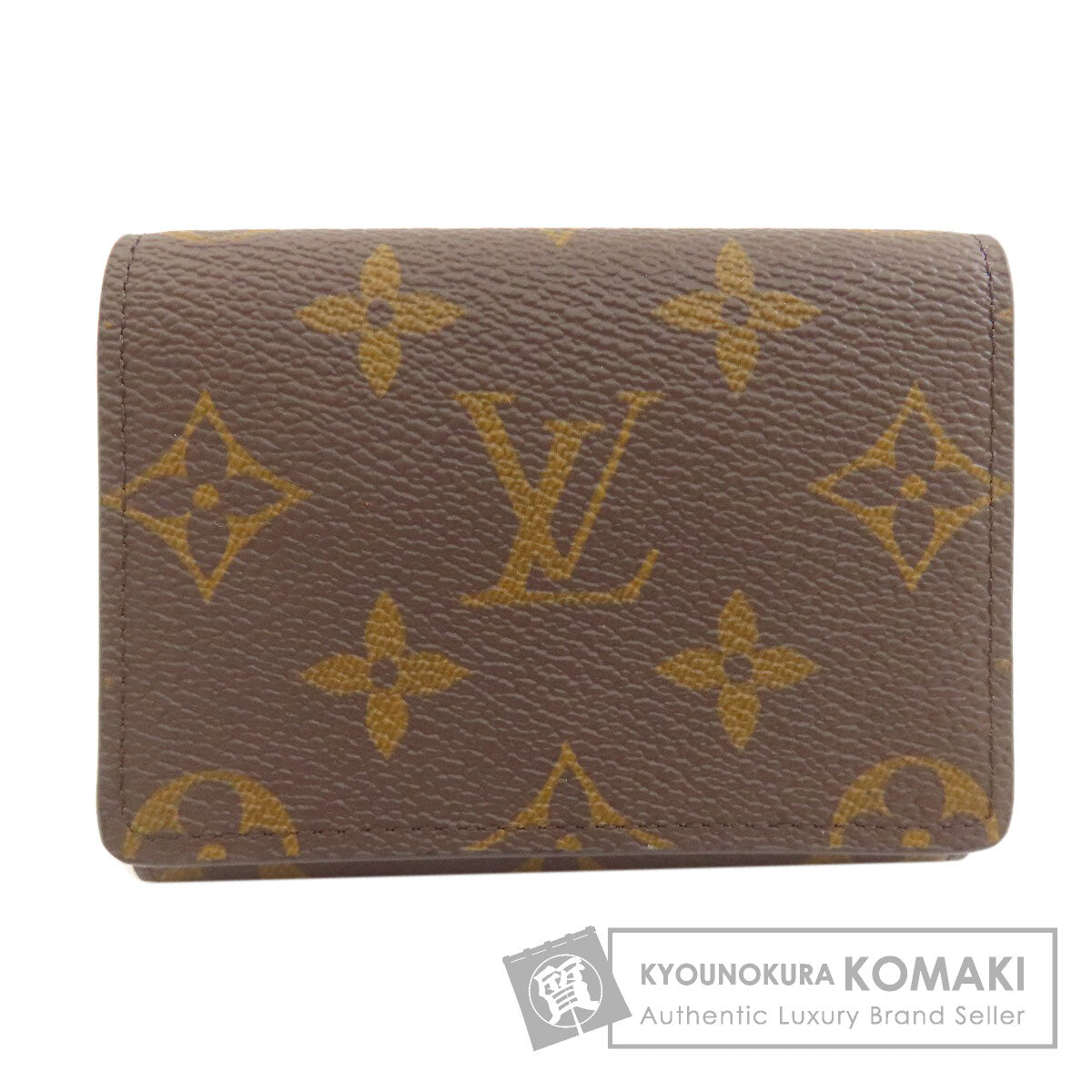 LOUIS VUITTON ルイヴィトン M63801 アンヴェロップ・カルト ドゥ ヴィジット カードケース モノグラムキャンバス レディース 中古