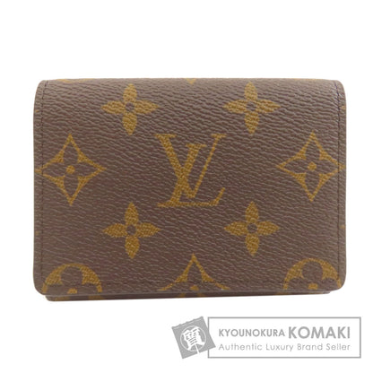 LOUIS VUITTON ルイヴィトン M63801 アンヴェロップ・カルト ドゥ ヴィジット カードケース モノグラムキャンバス レディース 中古