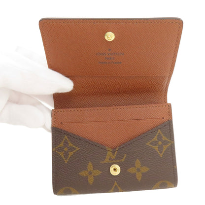 LOUIS VUITTON ルイヴィトン M63801 アンヴェロップ・カルト ドゥ ヴィジット カードケース モノグラムキャンバス レディース 中古