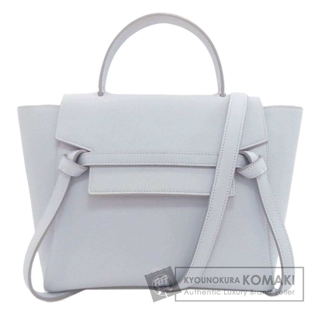 CELINE セリーヌ ベルトバッグ 2WAY ハンドバッグ レザー レディース 中古