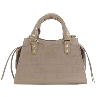 BALENCIAGA バレンシアガ 638524 ネオクラシック ミニ シティ 2WAY ハンドバッグ カーフ レディース 中古