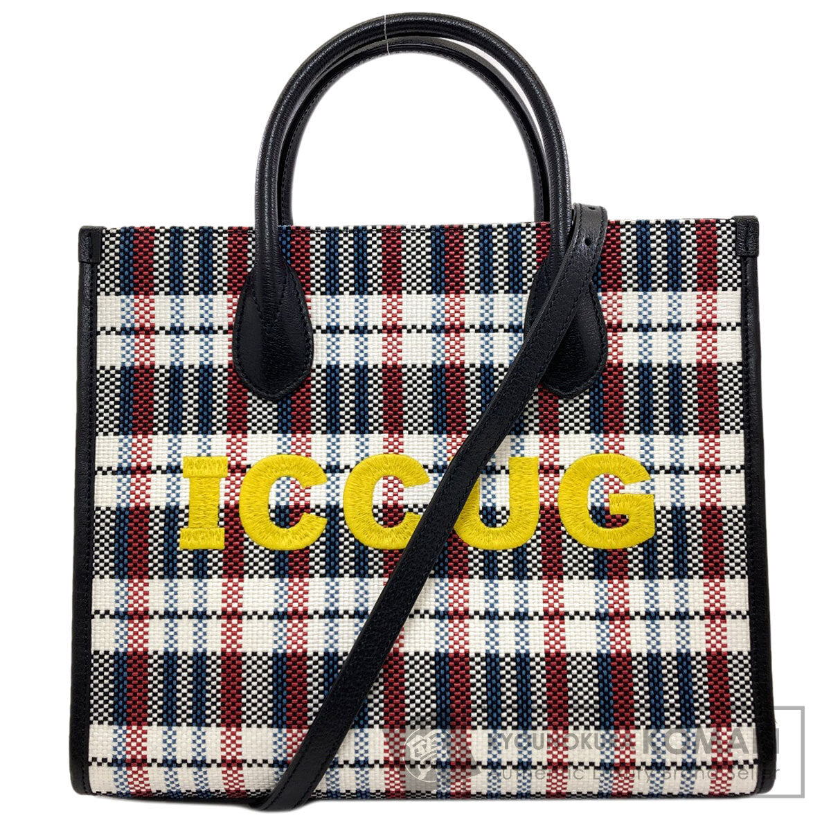 GUCCI グッチ 659983 エンブロイダリー 2WAY ハンドバッグ キャンバス レディース 中古