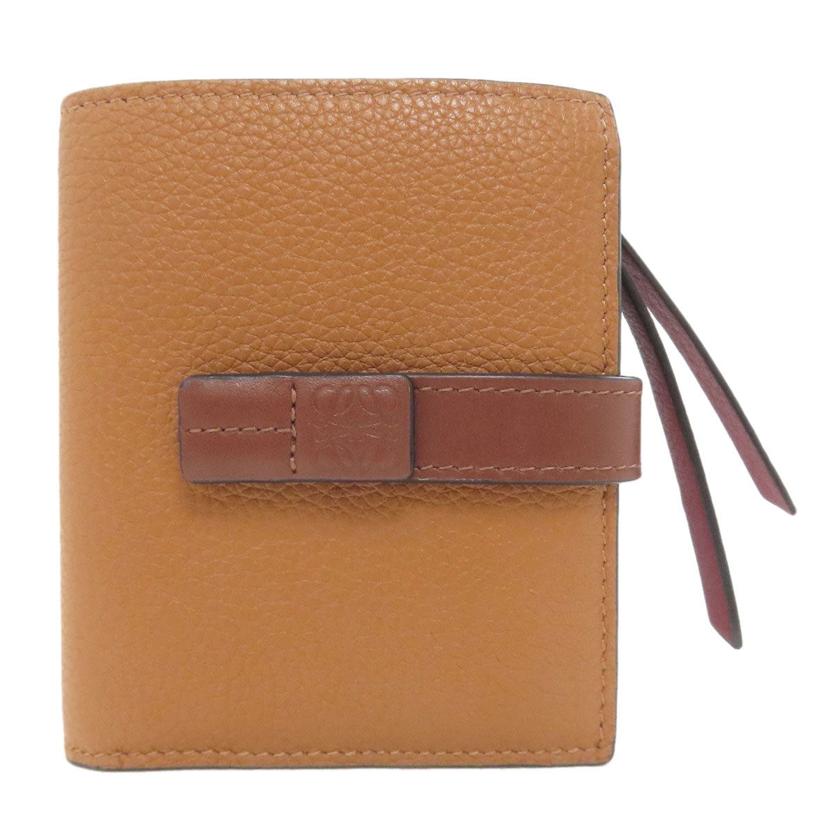 LOEWE ロエベ バーティカル ウォレット 二つ折り財布（小銭入れあり） レザー レディース 中古