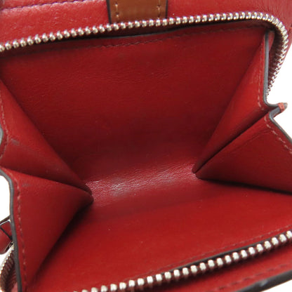 LOEWE ロエベ バーティカル ウォレット 二つ折り財布（小銭入れあり） レザー レディース 中古