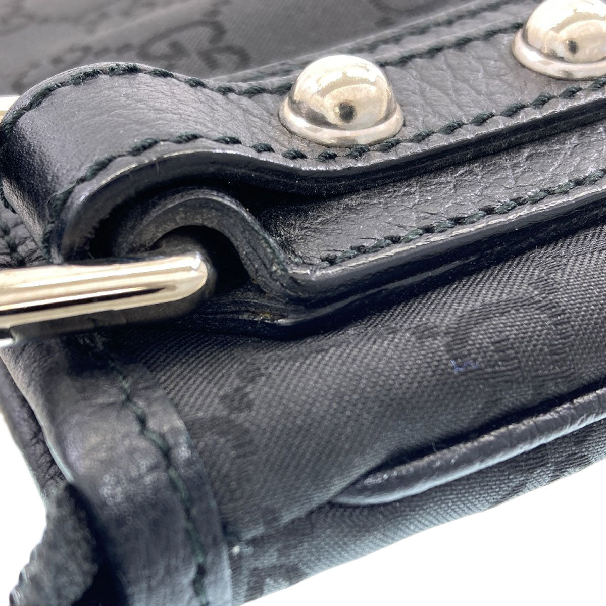 GUCCI グッチ 268620 GG アウトレット ショルダーバッグ ナイロン レディース 中古