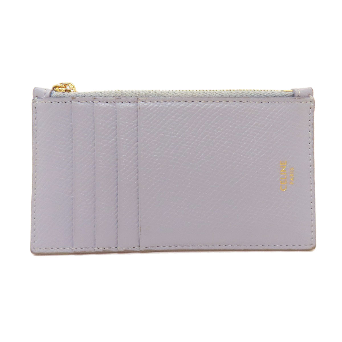 CELINE セリーヌ ロゴ カードケース レザー レディース 中古