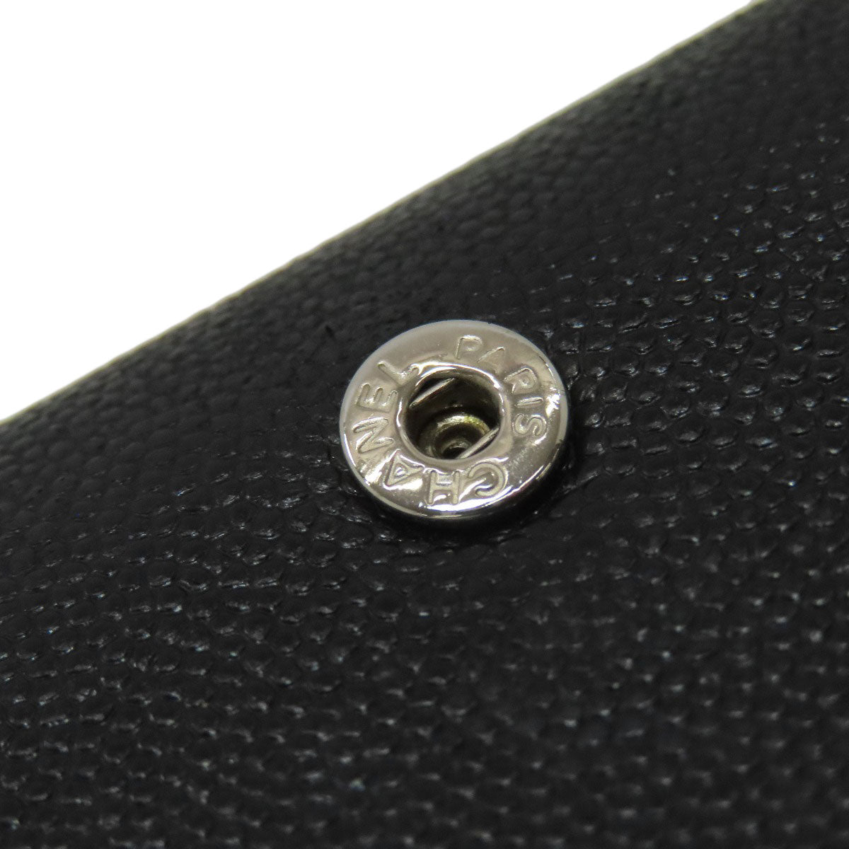 CHANEL シャネル マトラッセ 三つ折り財布 二つ折り財布（小銭入れあり） グレインド カーフスキン レディース 中古