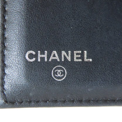 CHANEL シャネル マトラッセ 三つ折り財布 二つ折り財布（小銭入れあり） グレインド カーフスキン レディース 中古